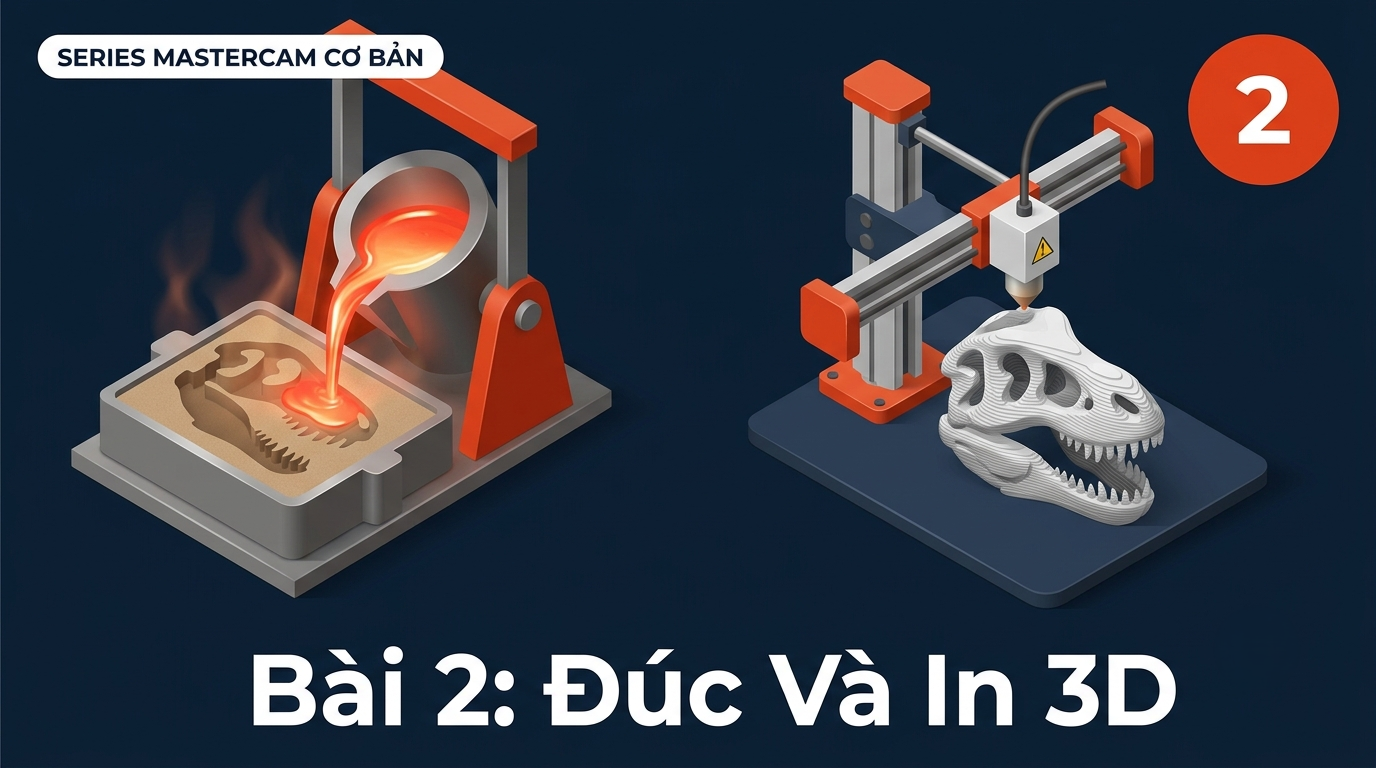 Đúc Và In 3D Là Gì? Tìm Hiểu Hai Phương Pháp Sản Xuất Phổ Biến